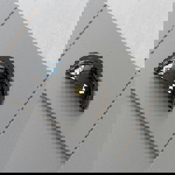 Handle & Home Black Nickel Knob and Cup Handle