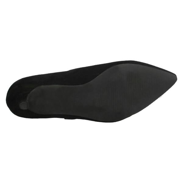 Spot On Ladies Spot On Mid Heel Mary Jane Shoes