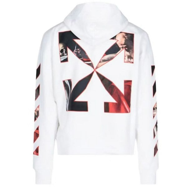 Off-White Caravaggio Oversized Hoodie - White