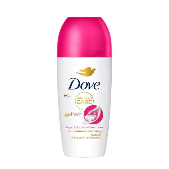 Dove Go Fresh Roll On Anti-Perspirant - Dragon Fruit 72H Protection, 18x50ml