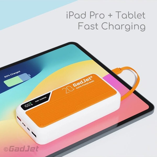 Rapid 20,000 mAh 4-in-1 Power Bank