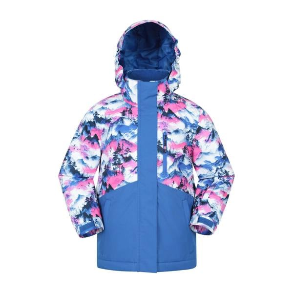 Mountain Warehouse Childrens/Kids Himalayan Abstract Ski Jacket - Bright Pink - 