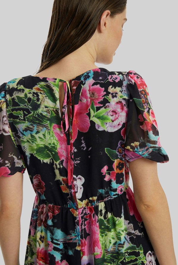 James Lakeland Floral V-neck Midi Dress
