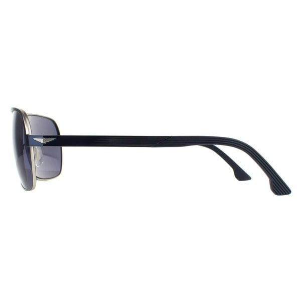 Police Sunglasses SPLC36 Tailwind Evo 2 502B Matte Palladium W Blue Parts Blue Mirror