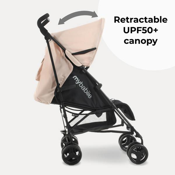 My Babiie MB01 Lightweight Stroller - Quilted Blush Pink