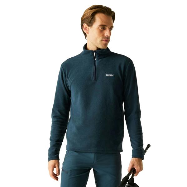 Regatta Great Outdoors Mens Thompson Half Zip Fleece Top - Night Sky - 
