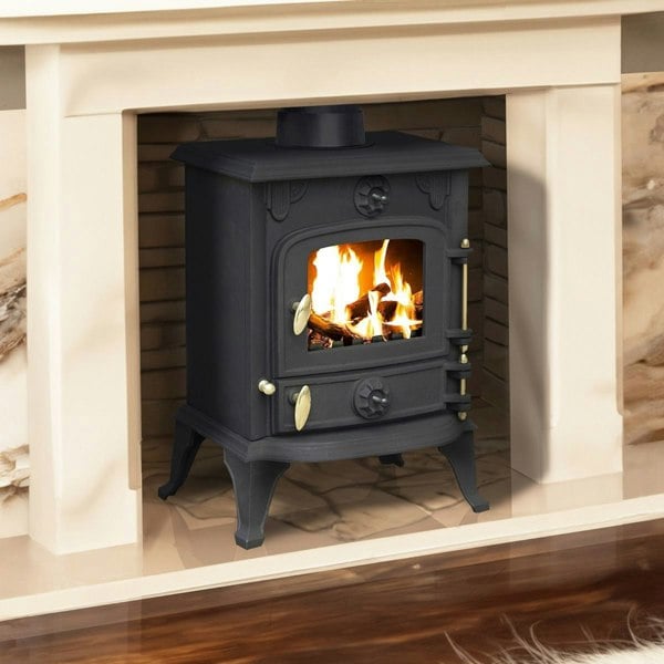 RoyalFire Royal Fire 5kW Cast Iron Wood and Coal Burning Stove