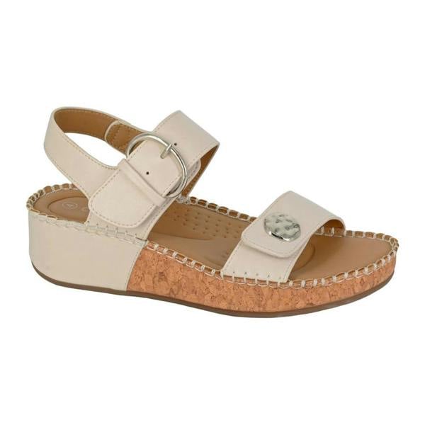 Cipriata Womens/Ladies Mirian PU Sandals - Beige - 