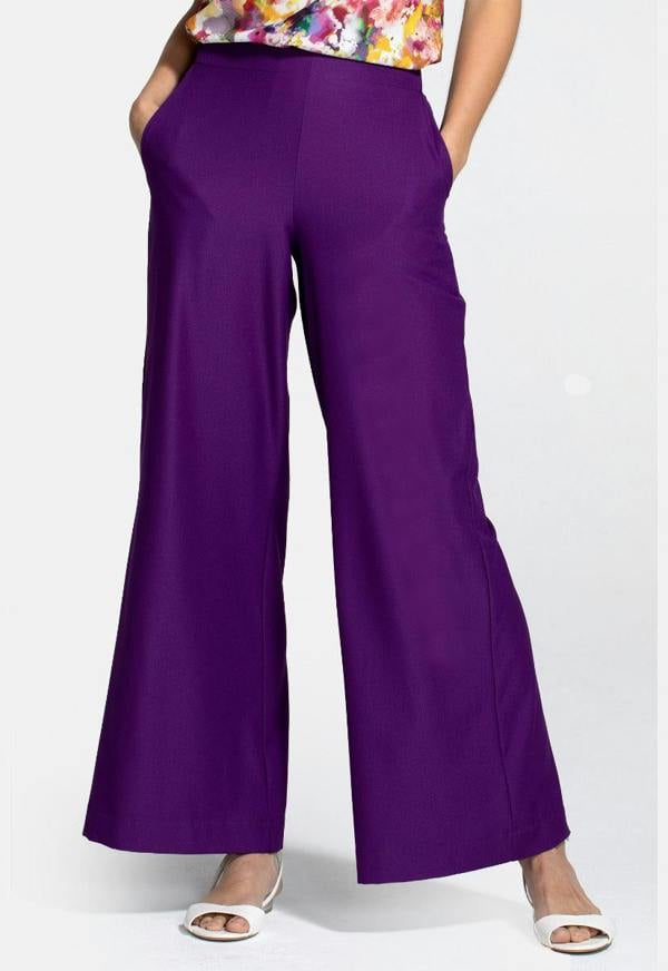 HotSquash Luxe-Lounge Wide Leg Crepe Trouser