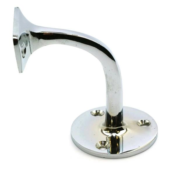 Chrome Plated Handrail Bracket 80mm
