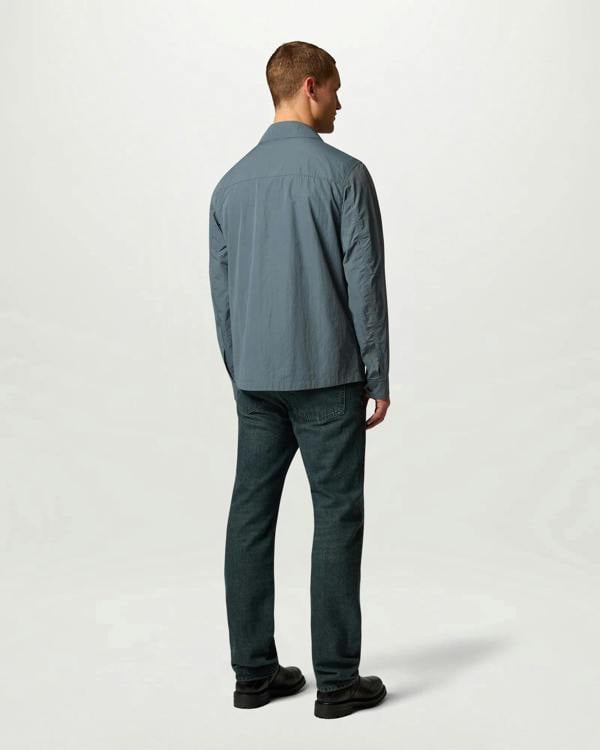 Belstaff Mens Tourer Overshirt - Petrol | CHO | Designer Mens Overshirts