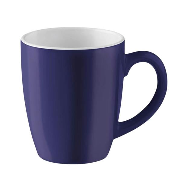 MidOcean Trent Coloured Ceramic Mug - French Navy/White - 