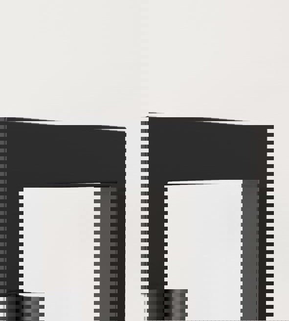 Modcraft Industrial Bookshelf with 14 Shelves – Turquoise Brown & Black Metal Frame – 158cm Wide Bookcase