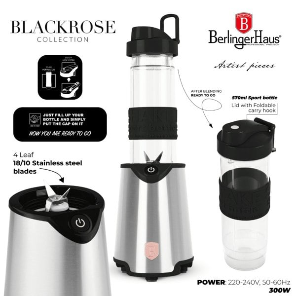 Smoothie maker Berlinger Haus BH9601 Black Rose