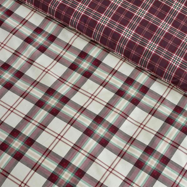 Kelso Check Plum Duvet Cover Set