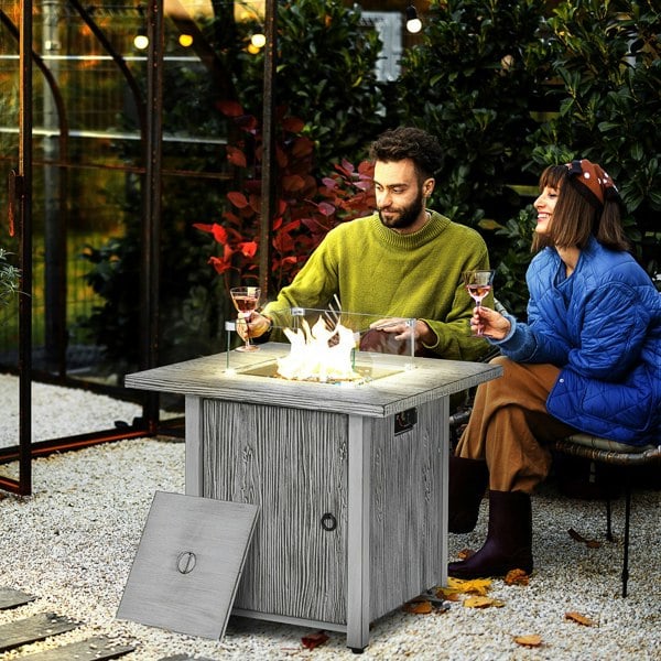 Gas Fire Pit Table