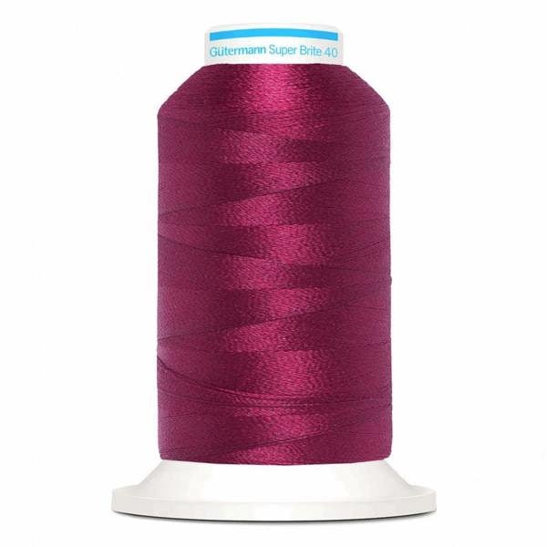 Gutermann Super Brite Polyester 40 Embroidery Thread 1000m Polyester Thread Suitable For Embroidery