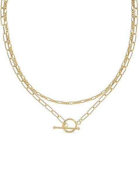 14K Gold Link Chain Minimalist Choker - Necklaces - Elk & Bloom