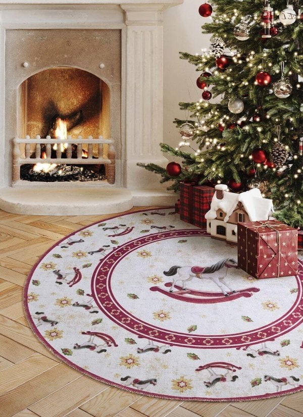 The Rugs Villeroy & Boch Toy's Round Christmas Rug – 160 cm