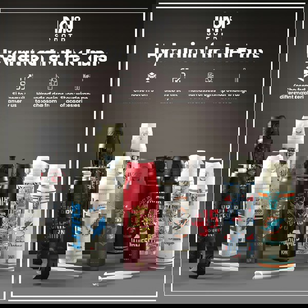 ION8 NFL x ION8 Insulated Steel Water Bottle, NFL Packers, 750ml (24oz)