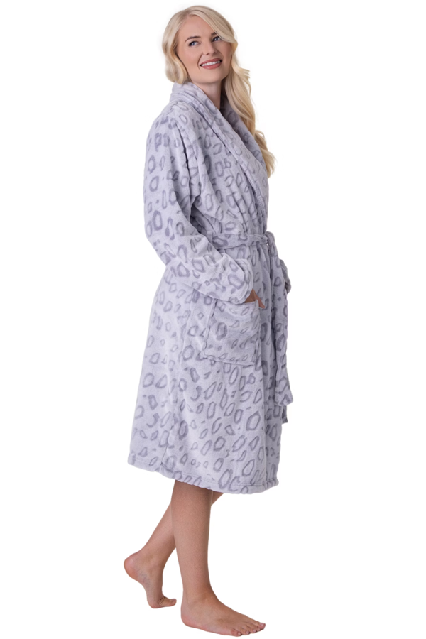 Camille Luxurious Supersoft Printed Bathrobe