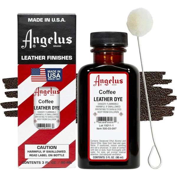 Angelus Leather Dye - Permanent Deep Penetrating Colour Change 3oz