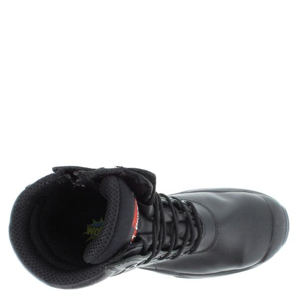 U-Power Leopard Leather Work Hi Leg Vibram Lace Up Toecap Midsole Work Boots