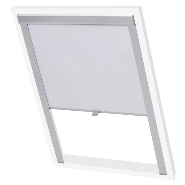Berkfield Blackout Roller Blind White SK08
