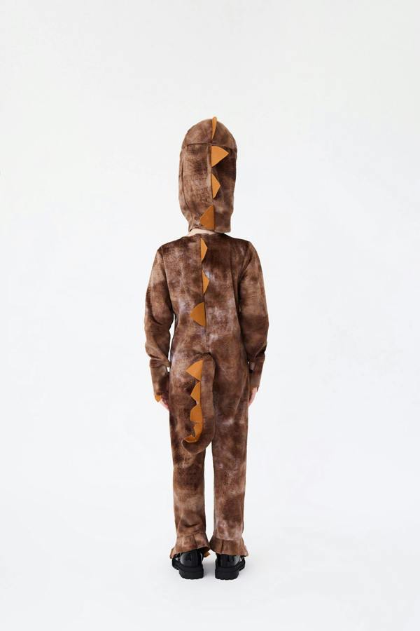 Vanilla Underground Blues Group Unisex Kids Brown Dinosaur 2 Piece Costume