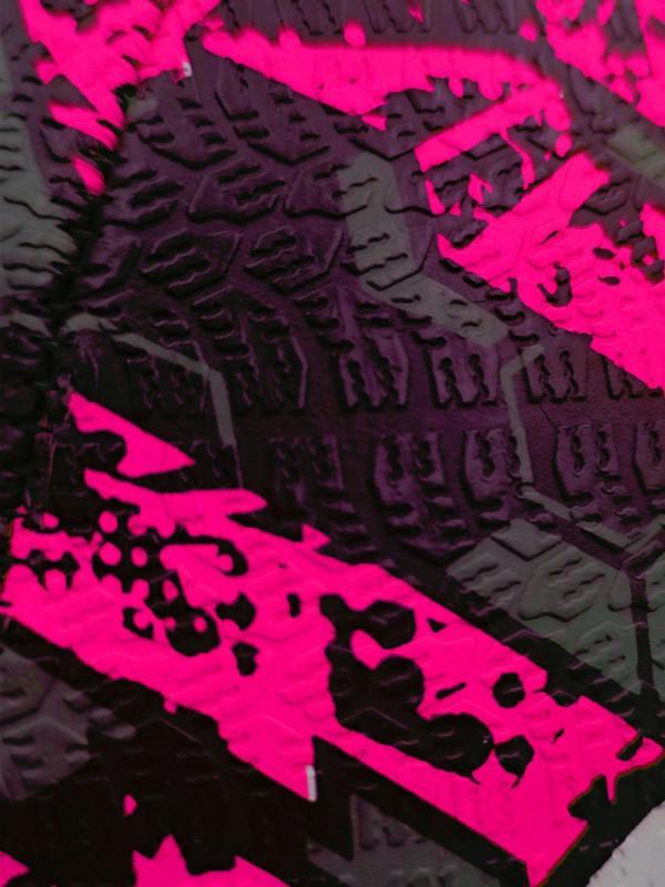 Street Rugby Ball – Black/Pink, Size 5 - Optimum