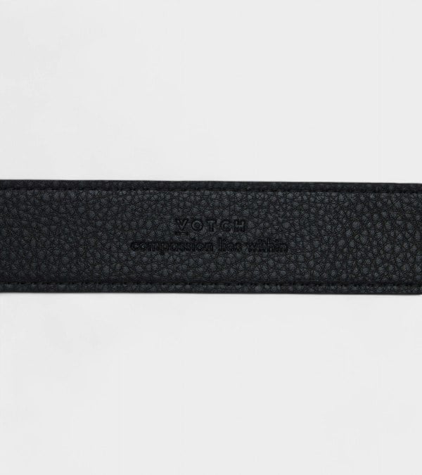 Votch Olive Vegan Bio-Based Bamboo Classic belt in black