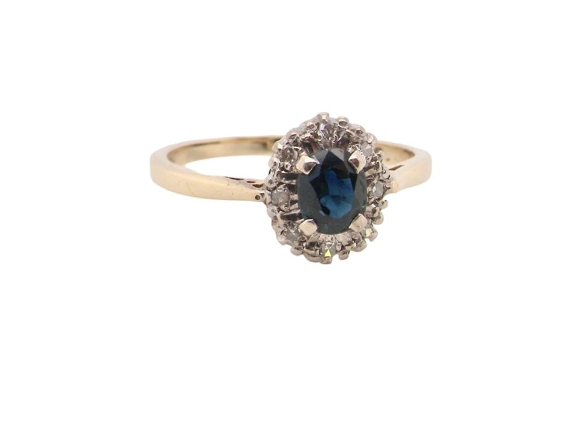 Vintage Tom A traditional Sapphire and Diamond Ring