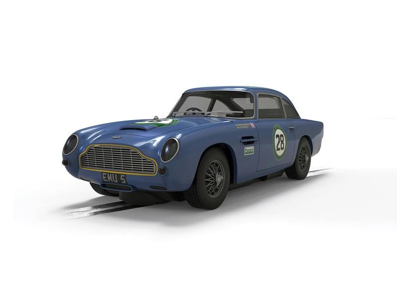 Scalextric Aston Martin DB5 Blue / Yellow Historic GT Racing