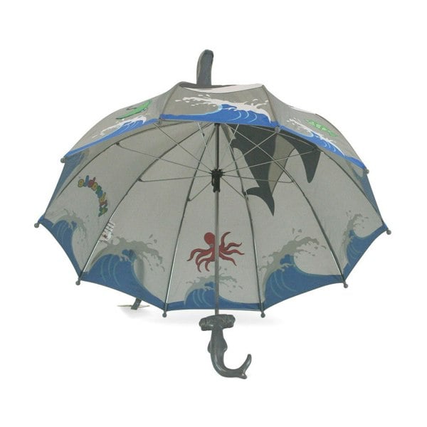 Kidorable Shark Kids Umbrella Under Canopy