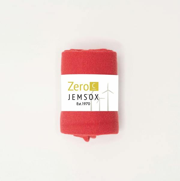 Jemsox Luxury Socks Multipack 3 Pairs / 5-Pairs Coral Red Plain Colour Men's Crew Socks Size 7-12