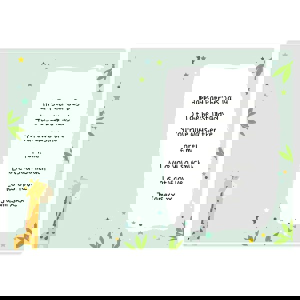 Personalised Memento Company Personalised Look Up To You Giraffe Card