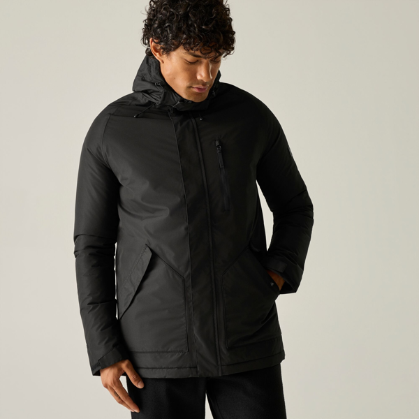 Regatta Mens Slyvan Insulated Waterproof Jacket - Black