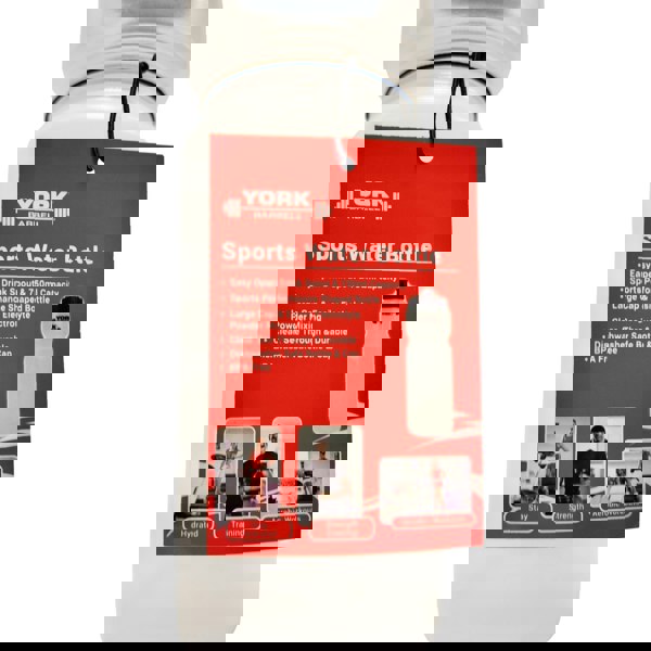 York Barbell Dishwasher Safe Sports Water Bottle