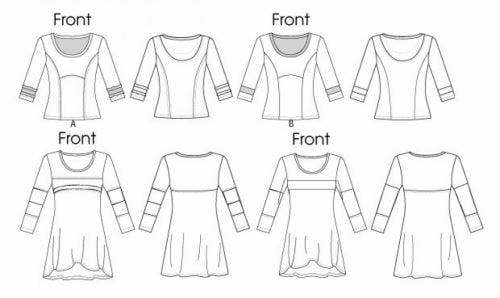Vogue Sewing Pattern 8817, Tops for Women, 8-10-12-14-16 - Easy