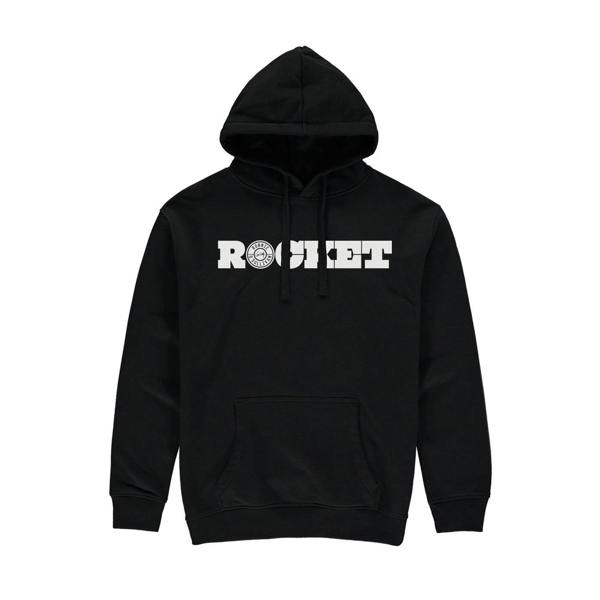 Rocket Retro Hoodie - Black