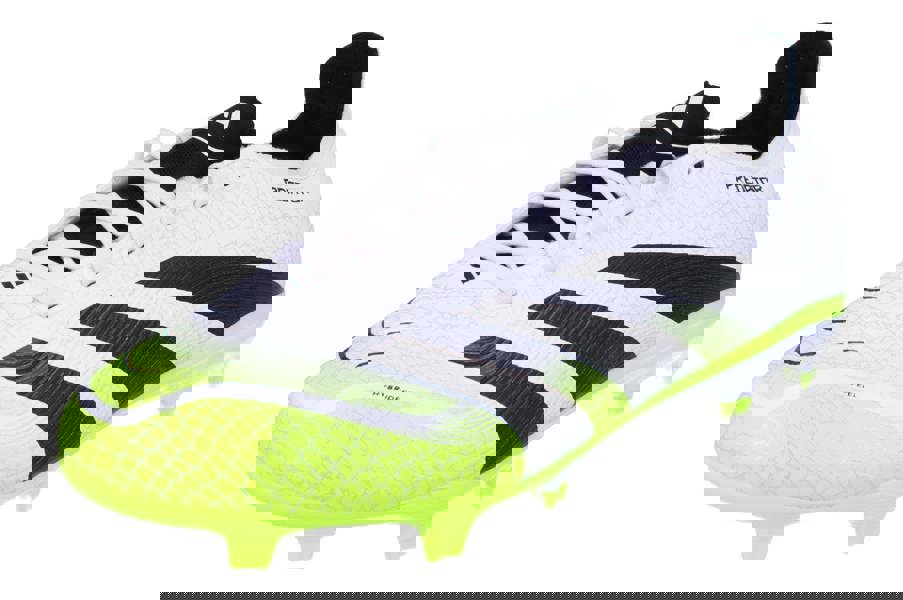 Adidas Predator League Fg/Mg Mens Football Boots  JI1117 - White Black Green Ji1117 - Photo 0
