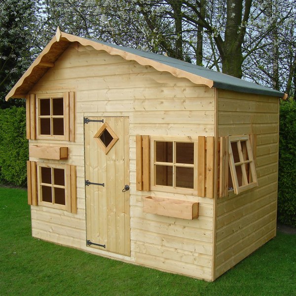 Shire Loft 8x6 2 storey Childrens Playhouse with 12mm Shiplap cladding - Best Shed
