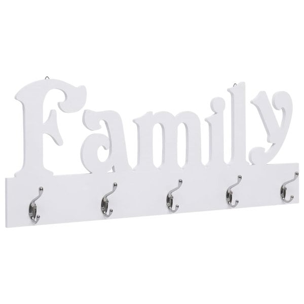 Berkfield Wall Mounted Coat Rack FAMILY 74x29.5 cm