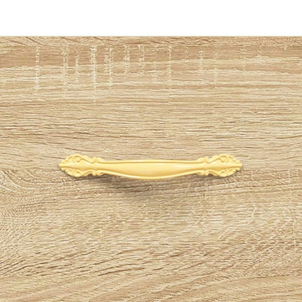 Berkfield Highboard Sonoma Oak 69.5x31x115 cm Engineered Wood