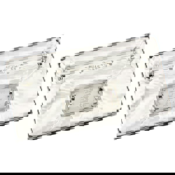 Personalised Memento Company Personalised Wedding Day Silver Plated Certificate Holder