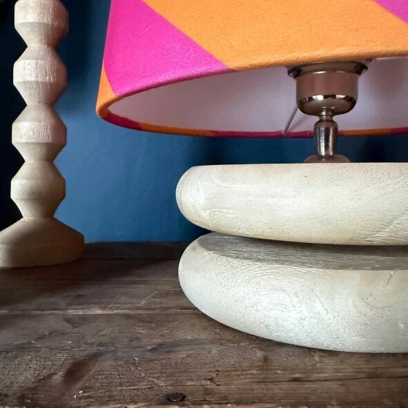 Love Frankie Balance Table Lamp In Oak