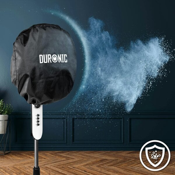 Duronic Fan Dust Cover Black for 12 & 16 Inch Pedestal & Desktop Fans Wipe Clean Cover Only