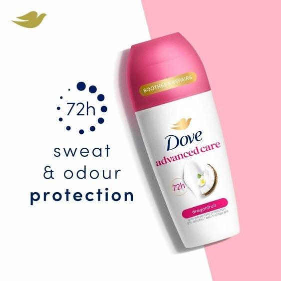 Dove Go Fresh Roll On Anti-Perspirant - Dragon Fruit 72H Protection, 24x50ml