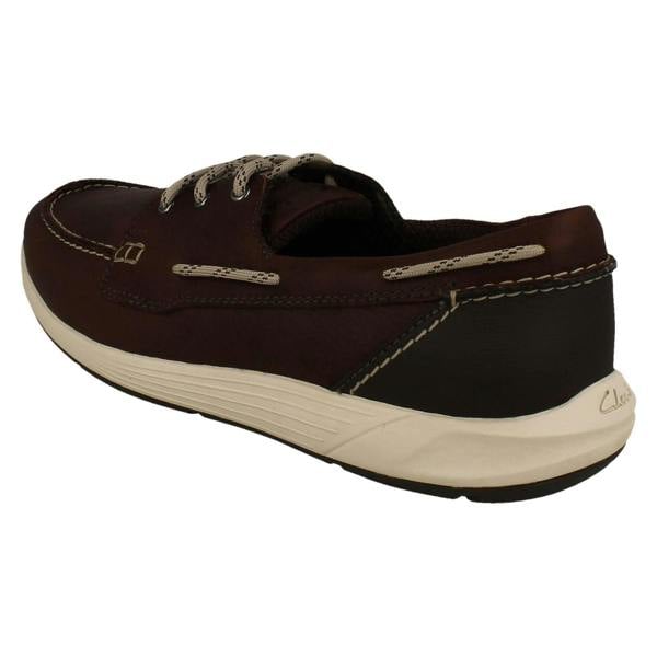 Clarks Mens Clarks Innovative Rock Soled Lace Up Deck Shoes ATL Sail Go