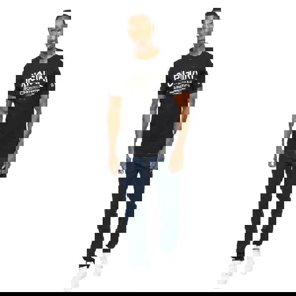 Crosshatch Mens Vintarge T-Shirt - Black - 